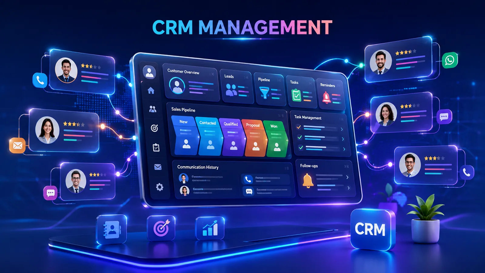 SaaS and automation dashboard